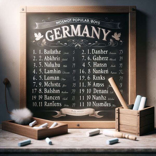 Die beliebtesten deutschen Jungennamen » Top 10 Vornamen für Jungen
