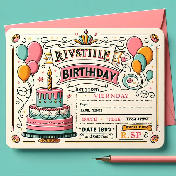 Einladungskarten Geburtstag: Tipps für die perfekte Karte