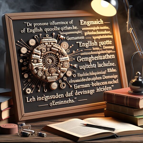 Englisches Zitat » Bedeutung und Einfluss auf die deutsche Sprache