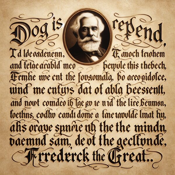 Friedrich der Große » Hunde Zitate: Die besten Sprüche für Hundeliebhaber