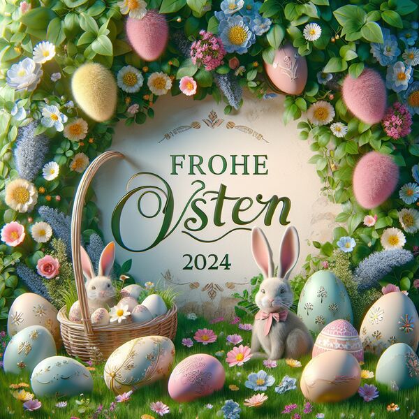 Frohe Ostern Bilder: Festliche Ostergrüße 2024