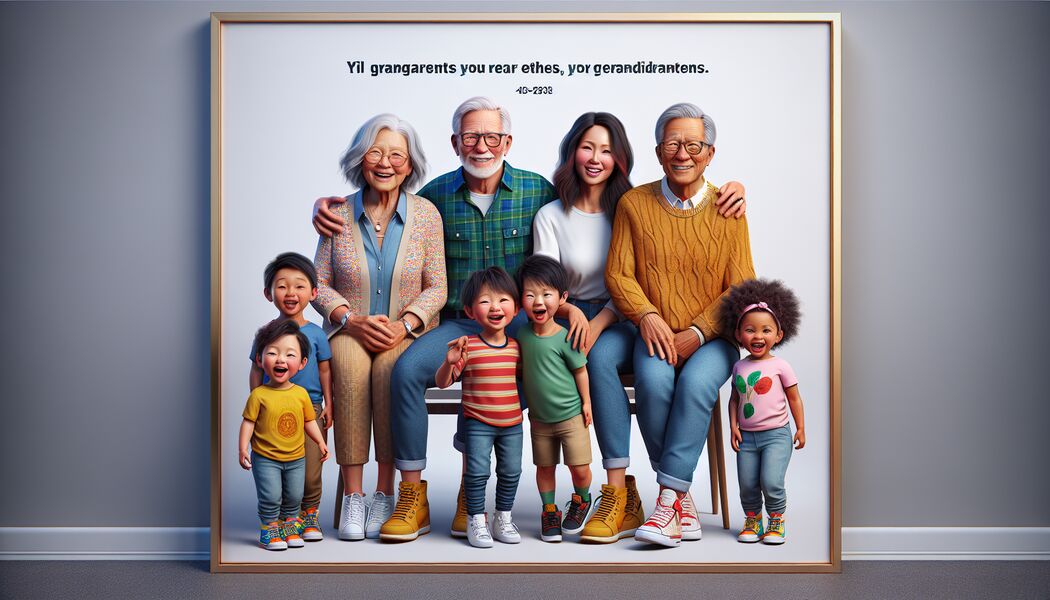 Emotionale Sprüche: Erinnerungen schaffen und festhalten   - Drei Generationen Spruch » Die besten Sprüche für Großeltern, Eltern und Enkel