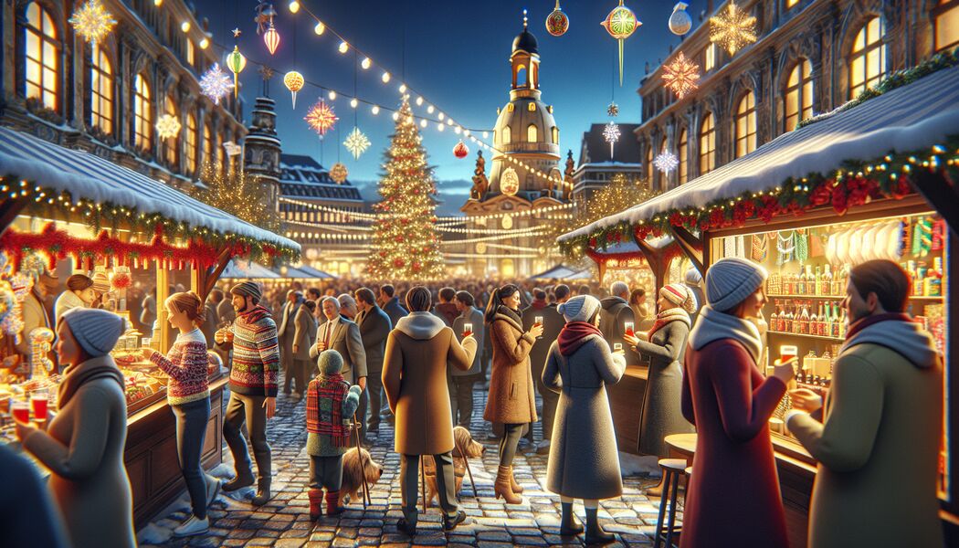 Festliche Musik und Unterhaltung   - Dresden Striezelmarkt 2024: Festliche Zeit