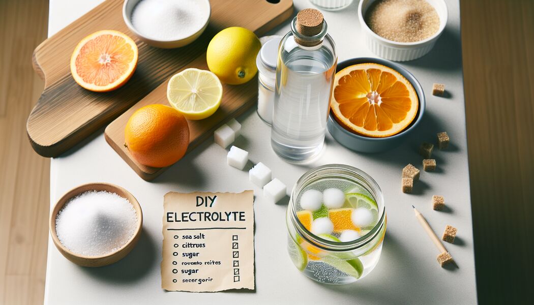 Zucker oder Honig zur Energiebereitstellung nutzen - Elektrolyt selber machen » DIY für zu Hause