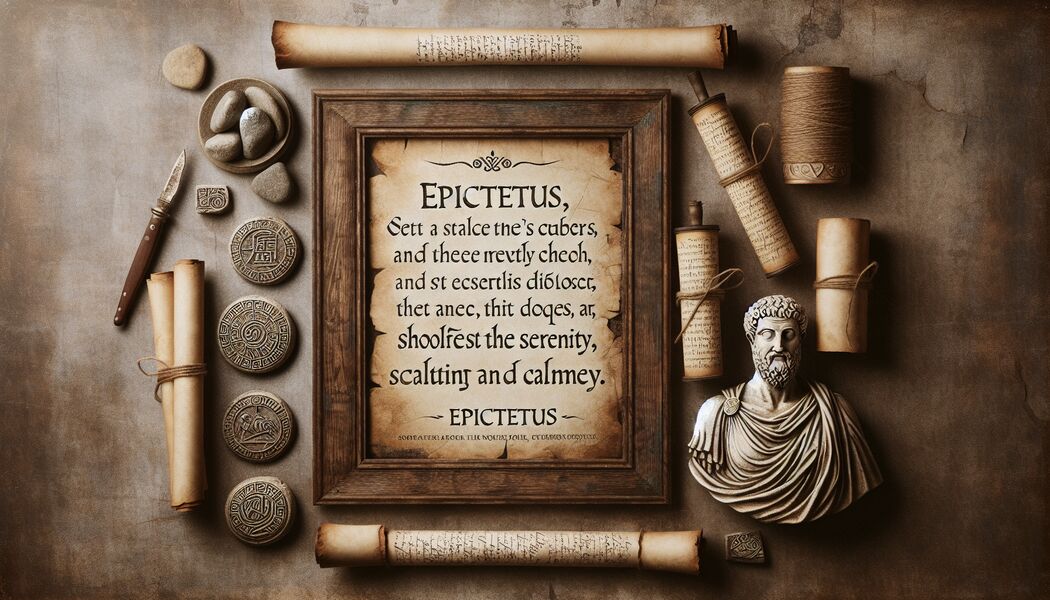 Unabhängigkeit von äußeren Umständen - Epictetus Zitate » Weisheiten des antiken Philosophen für mehr Gelassenheit