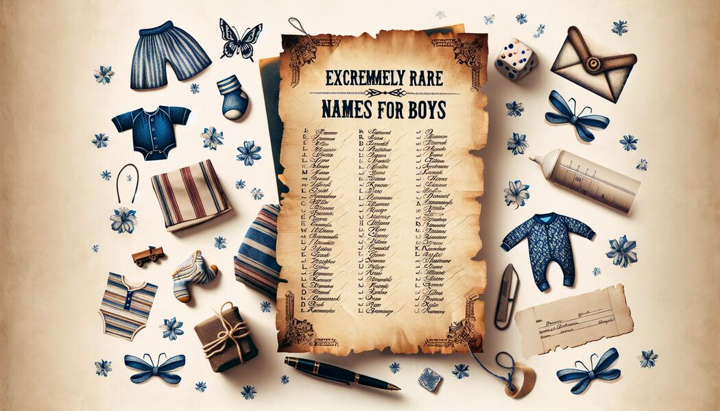 Kombination von Namen für Einzigartigkeit   - Extrem seltene Jungennamen » Die seltensten Vornamen für Jungen