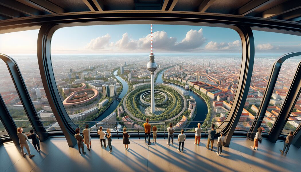 0-Grad-Aussicht auf Berlin - Besuch im Fernsehturm Berlin – Einzigartige Aussicht