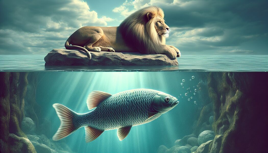 Emotionale Tiefe trifft auf Lebensfreude - Fische und Löwe » Die perfekte Kombination in der Astrologie
