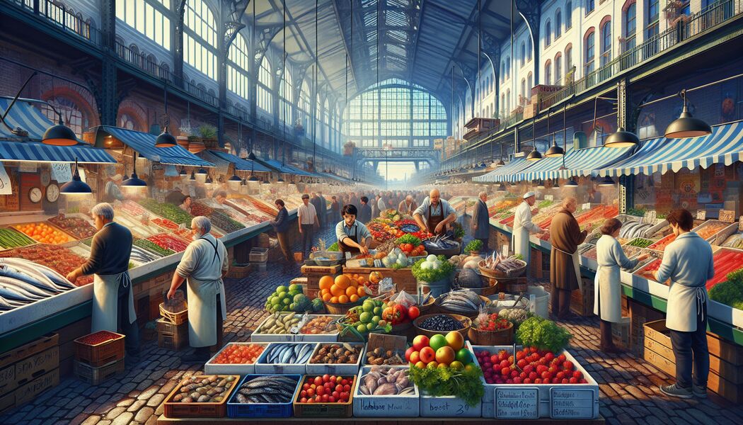 Frühmorgendlicher Trubel und lebhafte Atmosphäre erleben - Entdecken Sie den Fischmarkt Hamburg – Frische & Vielfalt