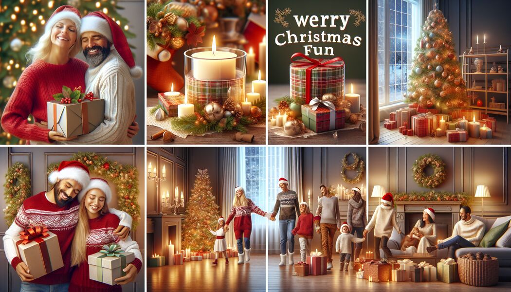 Kinderfreude in festlichen Szenen einfangen - Süße Frohe Weihnachten Bilder – Festlicher Spaß