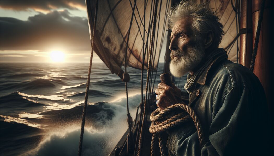 Die Symbolik des maritimen Lebens   - Der alte Mann und das Meer Zitat » Die schönsten Zitate aus Hemingways Meisterwerk