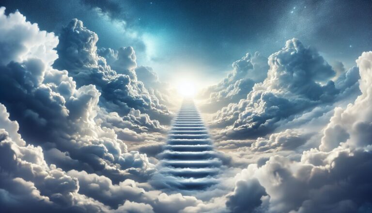 Die Himmelsleiter: Gedicht-Text » Eine poetische Reise in die Wolken