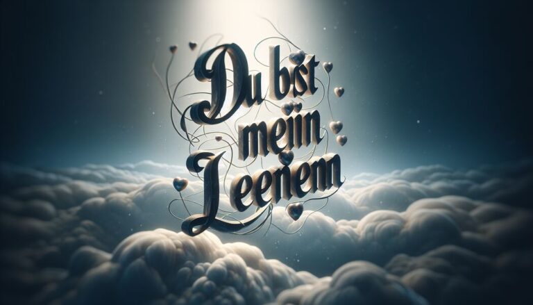 Du bist mein Leben » Ein berührendes Gedicht