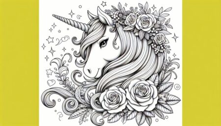 Kostenloses Einhorn Ausmalbild – Spaß für Kinder