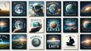 Inspirierende Erde an Spruch Sammlung für jeden Tag