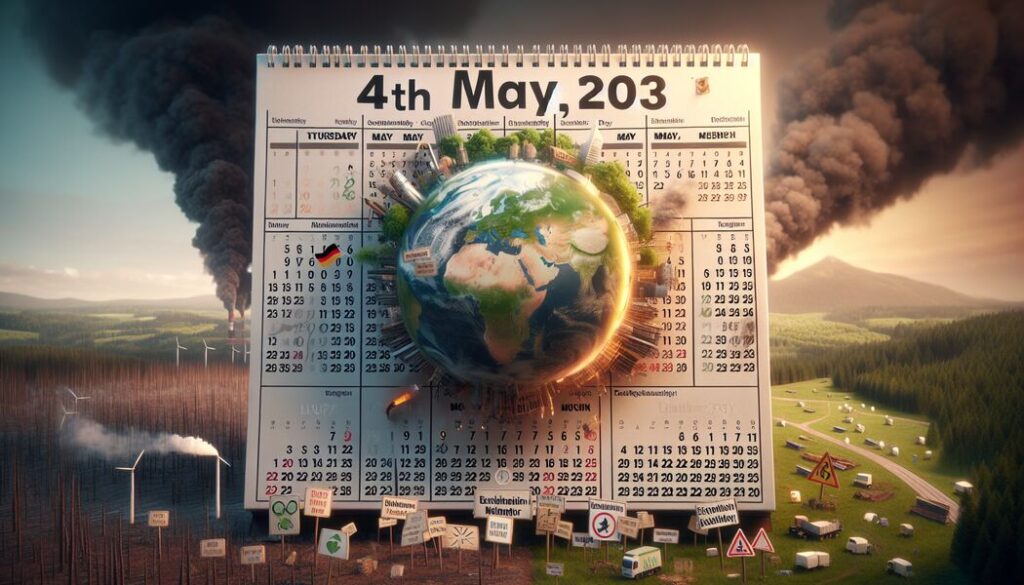 4 Mai 2023: Erdüberlastungstag in Deutschland / Erschöpfungstag 4 Mai 2023: Erdüberlastungstag in Deutschland / Erschöpfungstag