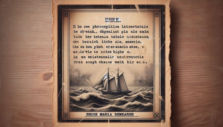 Tiefgründige Erich Maria Remarque Zitate