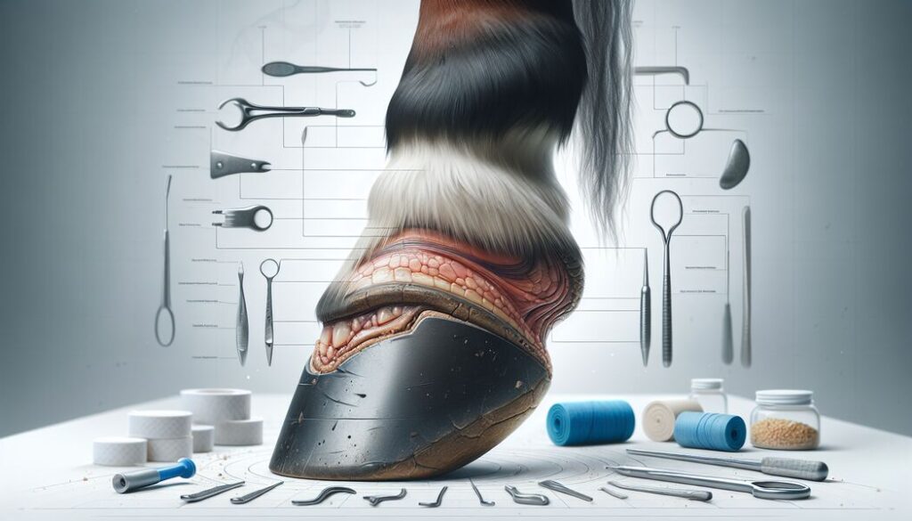 Erkrankung am Pferdefuß – Ursachen & Behandlung